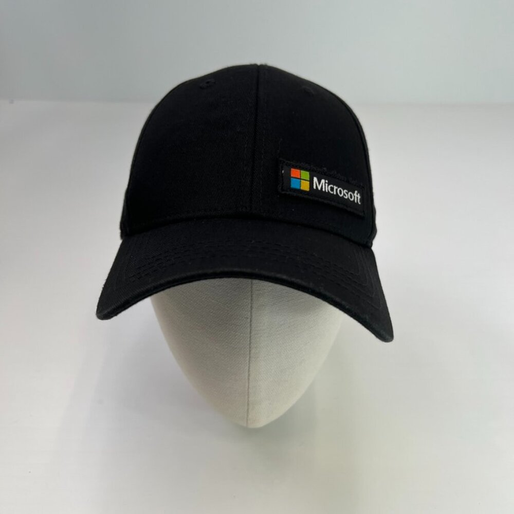 Microsoft Hat Men Snap Back Spell Out Retro Classic Work Party Run Gym Core Nw